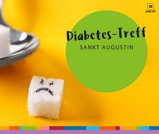 Zuckerwürfel mit traurigem Gesicht