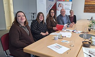 Teilnehmer des Pressegespräches