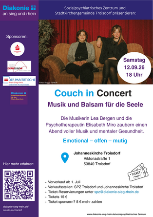 Flyer Couch in Concert