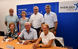 Bild von der Pressekonferenz